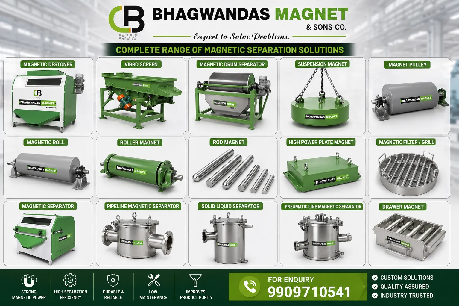 magnetic destoner Manufacturer in Pune