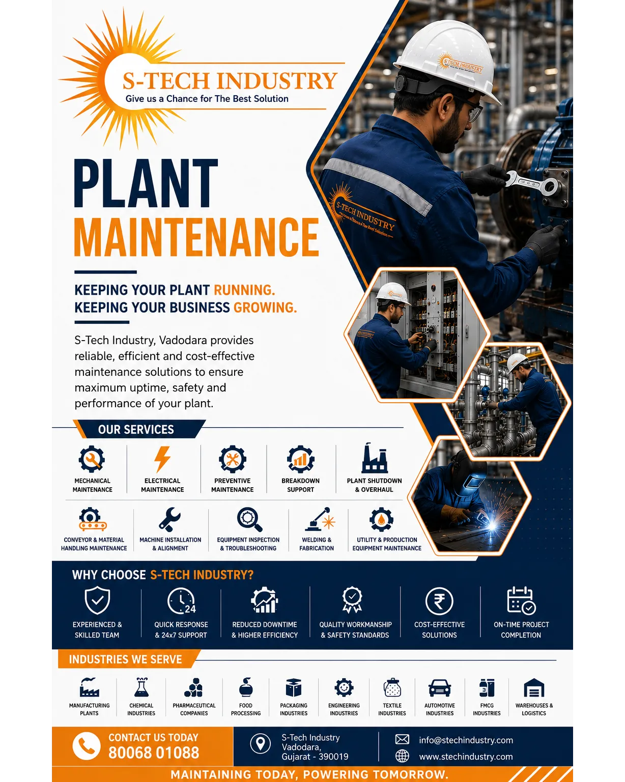 Plant Maintenance Services in Vadodara