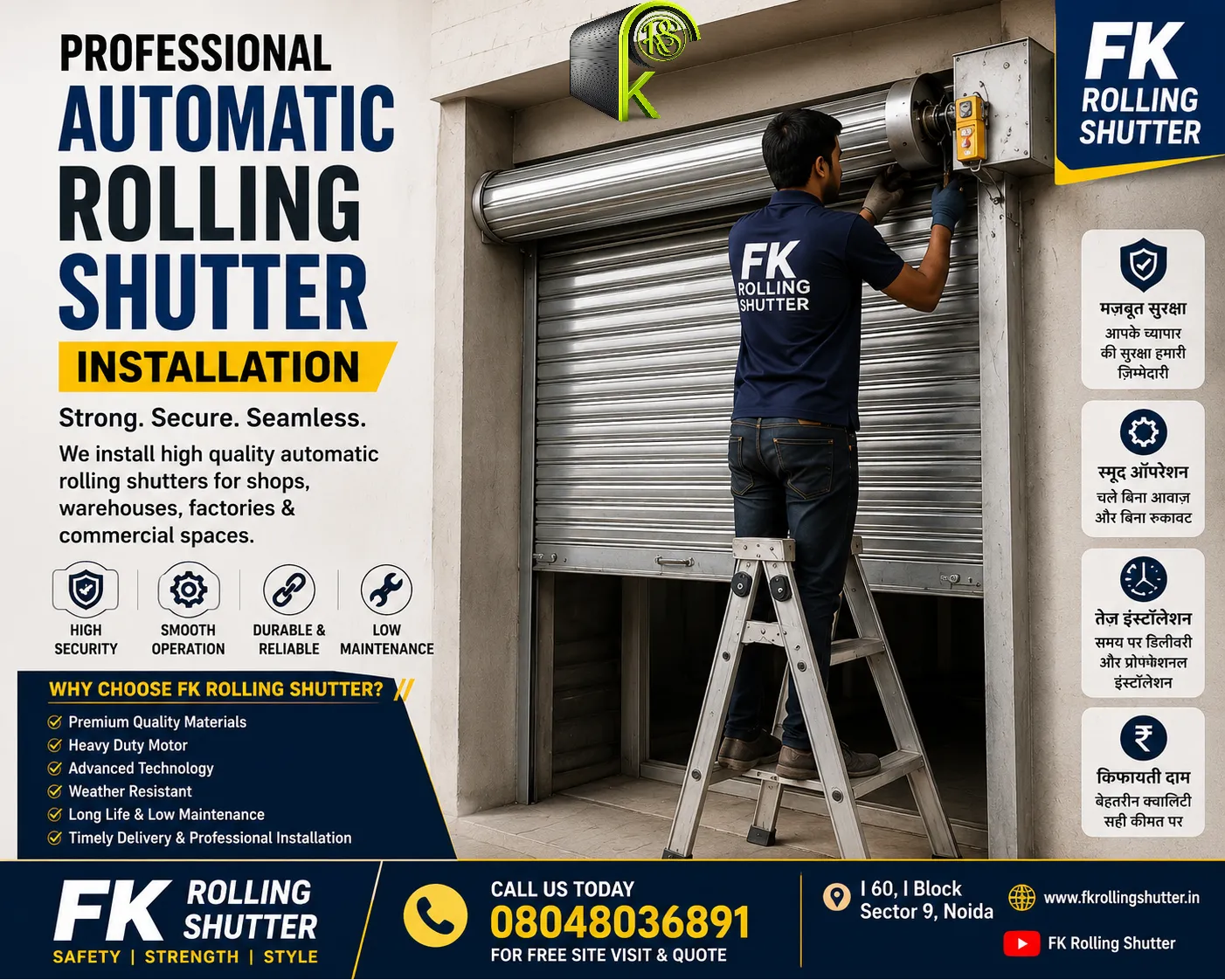 Automatic Rolling Shutter Manufacturer In Noida Sector 24