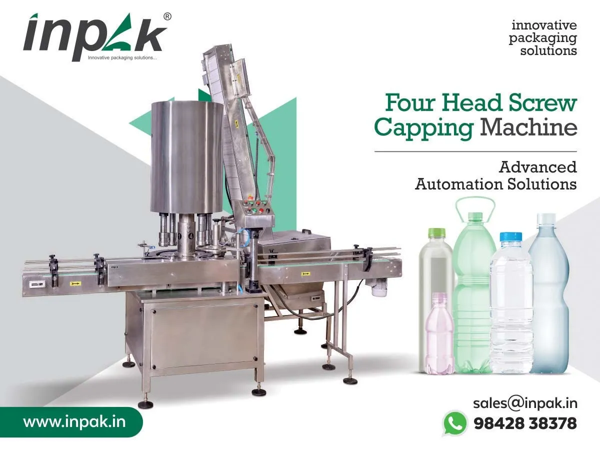 Boost Your Packaging Efficiency with Our Four Head Screw Capping Machine