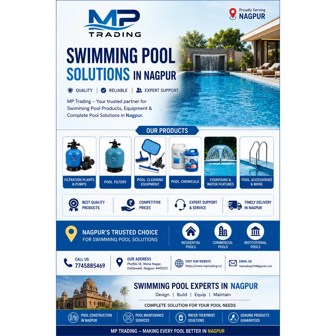 Premium Swimming Pool Solutions in Nagpur | MP Trading