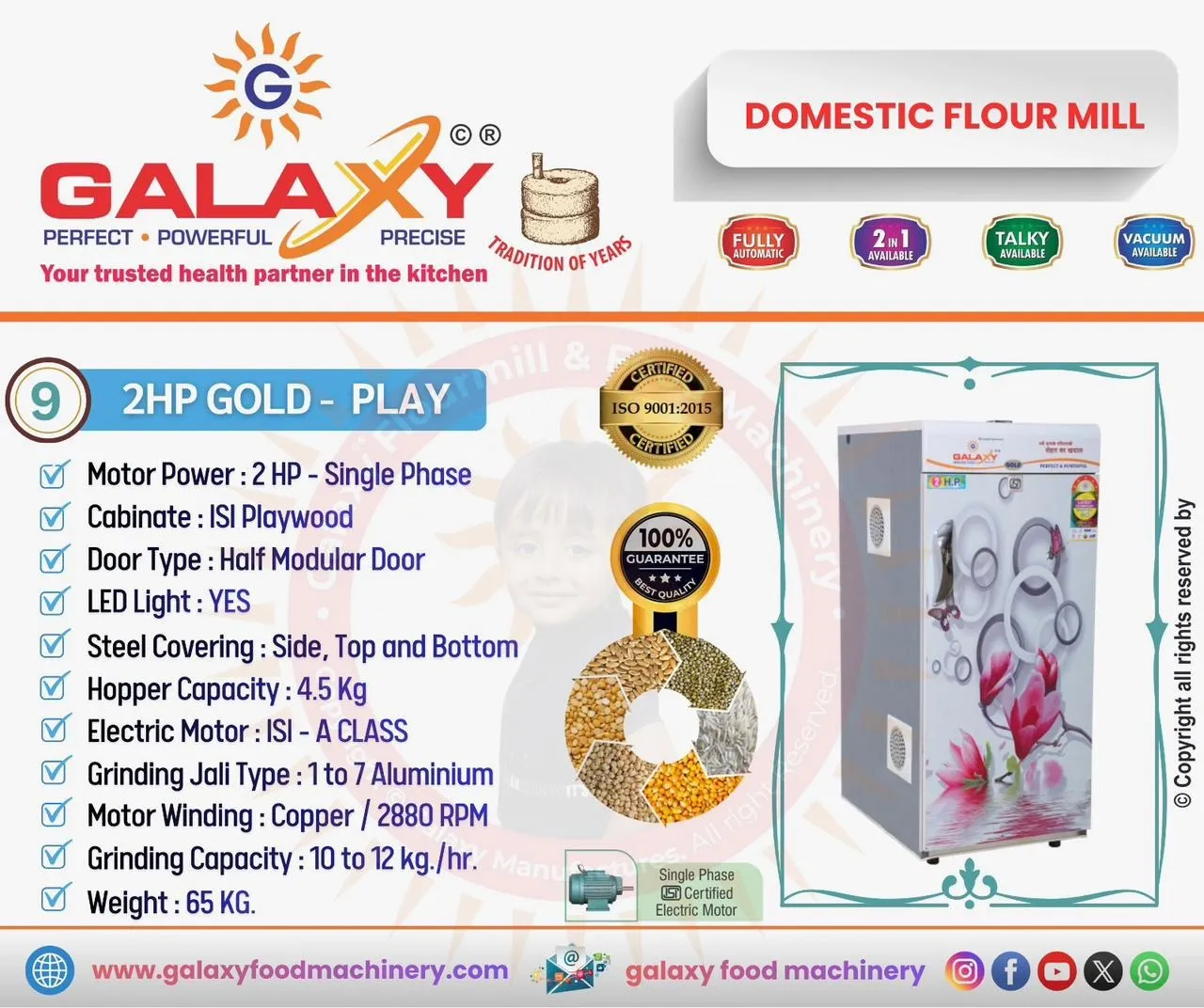 Vacuum Cleaner Flour Mill in Haridwar – Clean and Efficient Flour Milling Solution