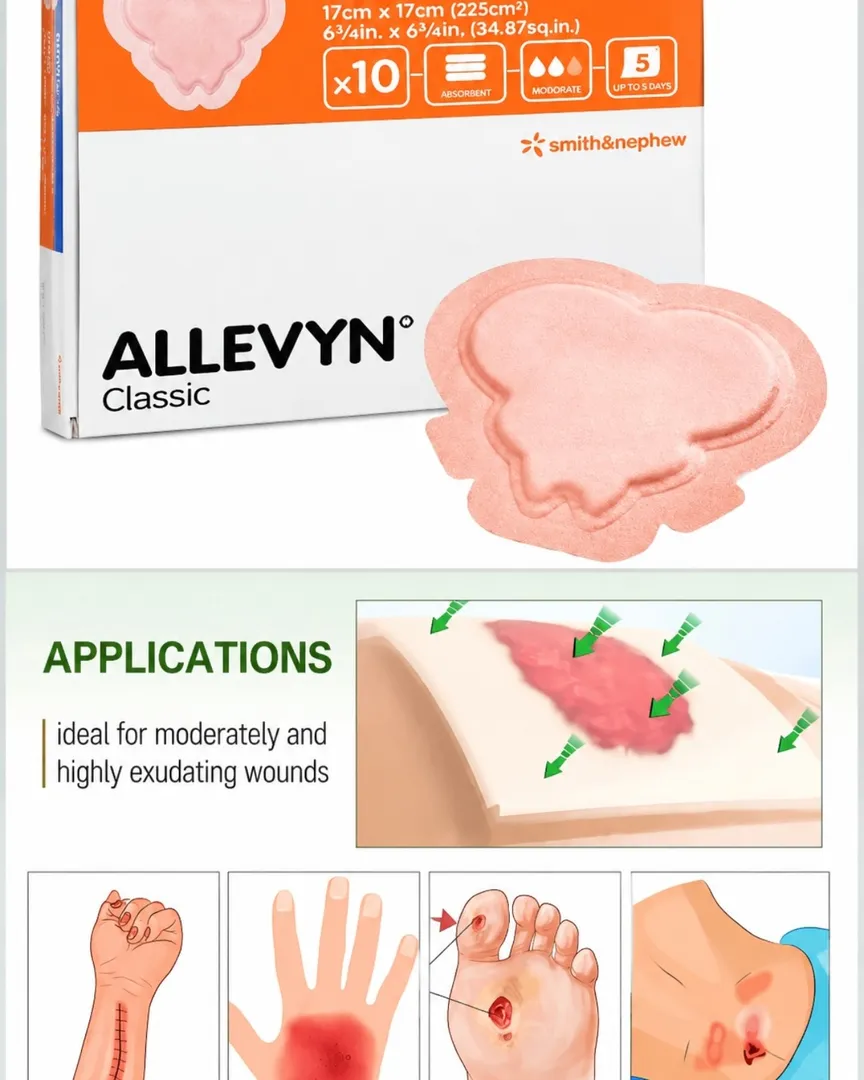 Allevyn Sacrum Hydrocellular Foam Dressing – Available in Thane West Thane East