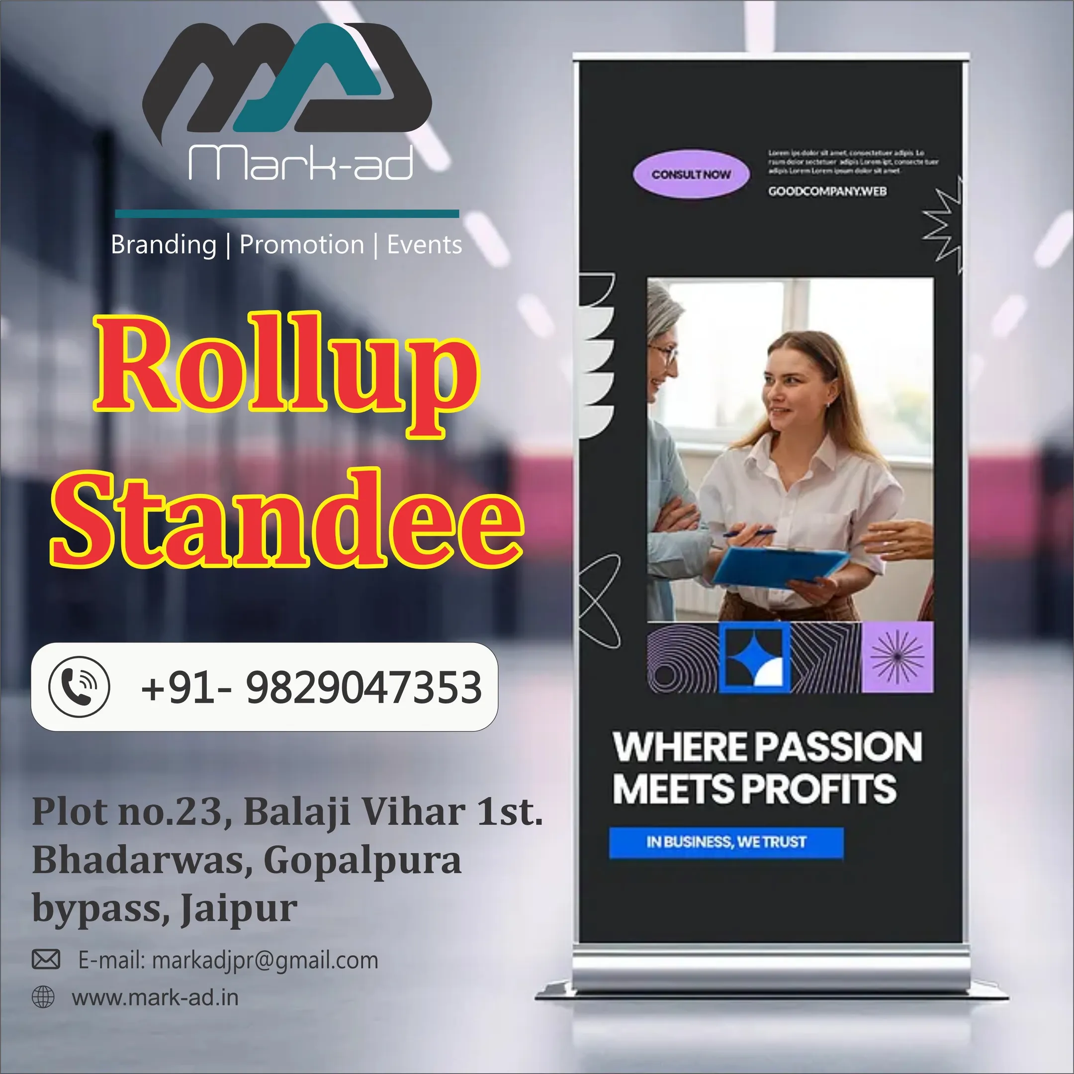 Best Rollup Standee in Jaipur Rajasthan