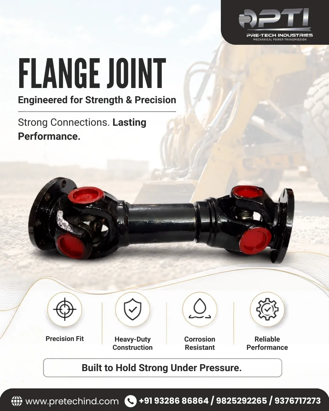 Flange Universal Joint Manufacturers in Ahemdabad| Pre-Tech Industries