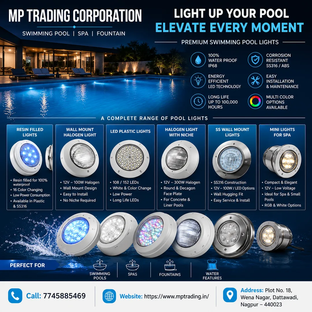 Illuminate Your Pool with Premium LED Swimming Pool Lights | MP Trading Corporation