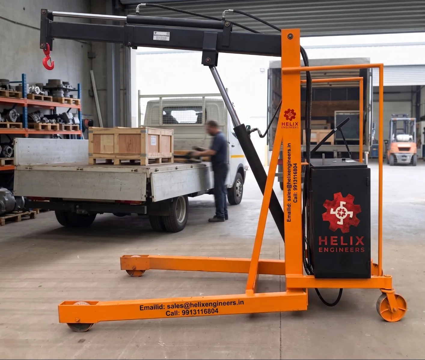 Electric Floor Crane Manufacturer
