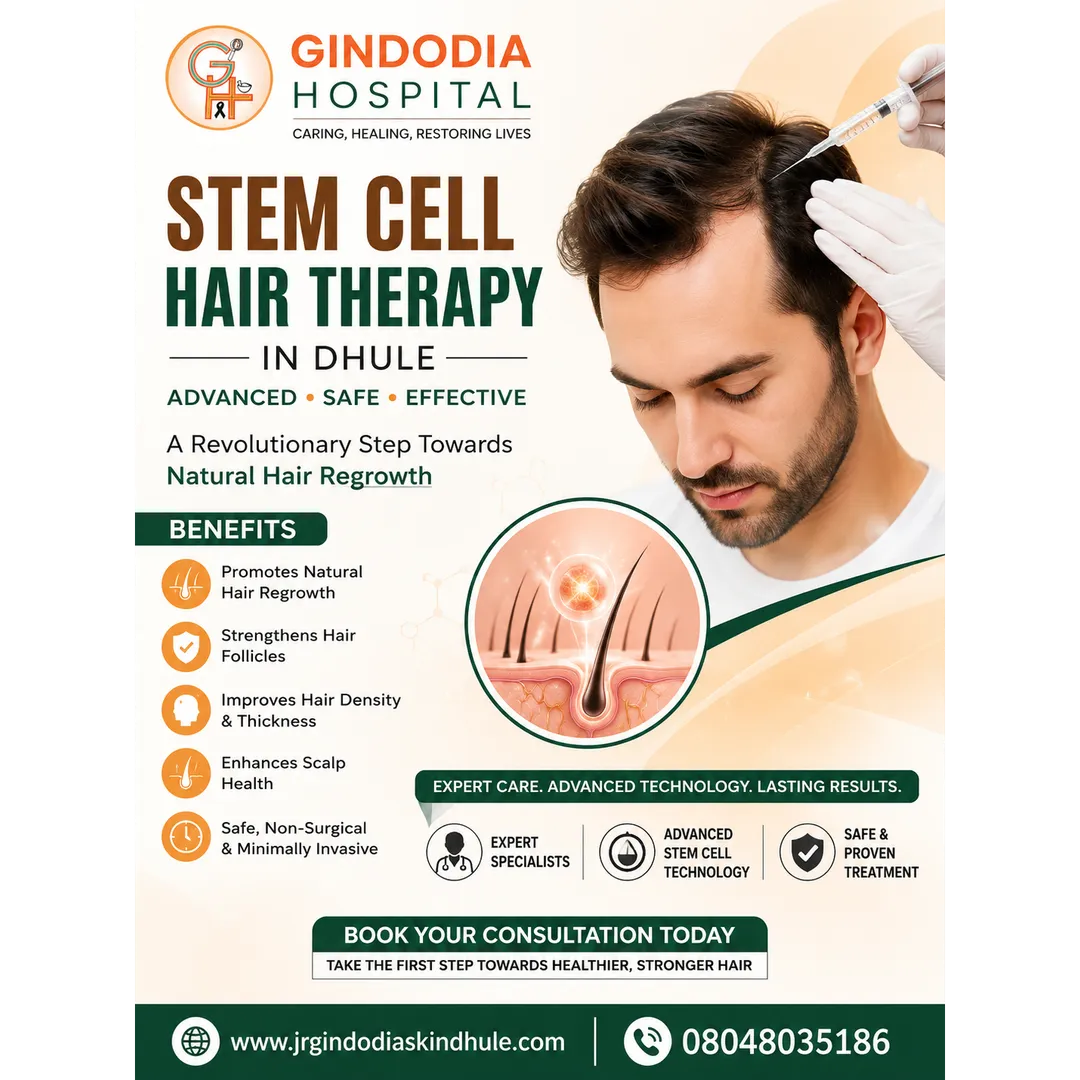 Gindodia Hospital | Stem Cell Hair Therapy in Dhule