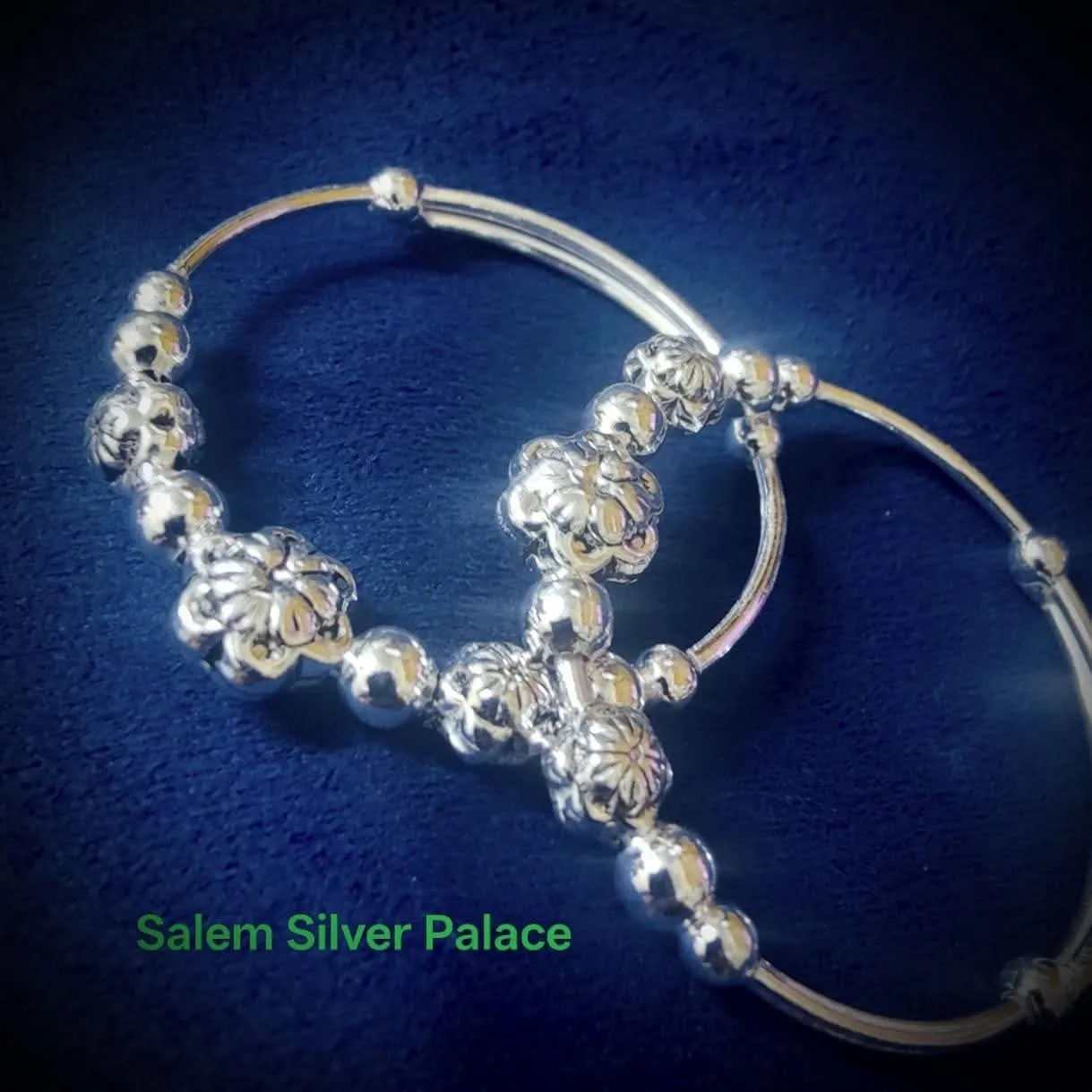 Silver Baby Bangles
Baby Kada
Salem Silver Palace is the best trusted Online Store and Physical St...