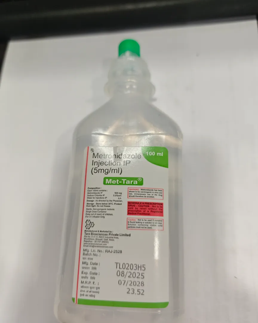 Metronidazole Injection IP 5 mg – Available in Kalwa West
