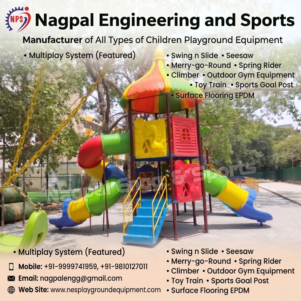 Leading Playground Equipment Manufacturer in Greater Faridabad for Schools, Parks and Societies