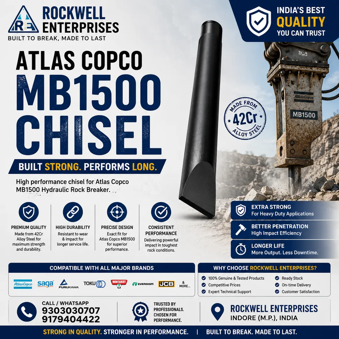 Crushing Hard Strata: The Complete Guide to Premium Atlas Copco Hydraulic Rock Breaker Chisels