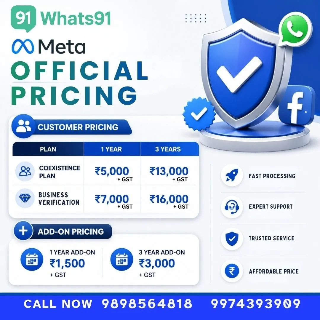 Whats91 is an official Meta Business Solution Provider and a verified WhatsApp Cloud API platform. I...