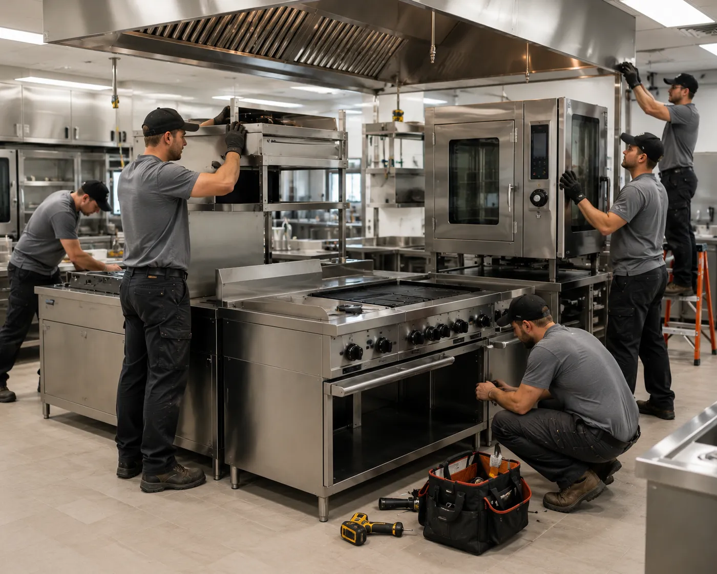 Installation of Food Service Equipment in Delhi