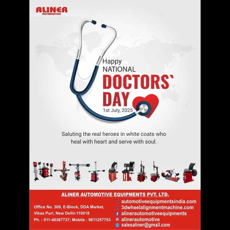 Aliner Automotive Equipment's Team Wishing you Happy National Doctor day