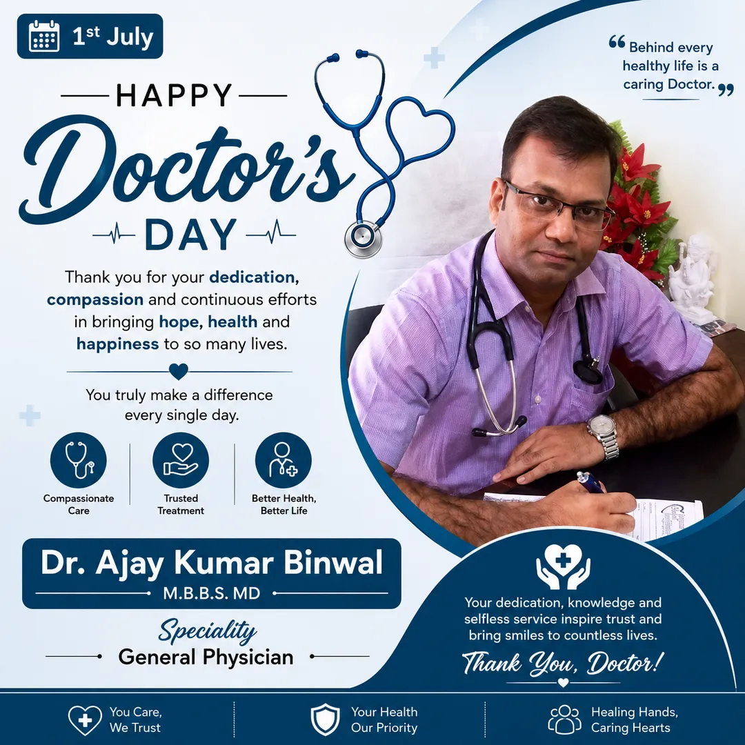 Happy Doctors’ Day 2026 – Honoring Dr. Ajay Kumar Binwal