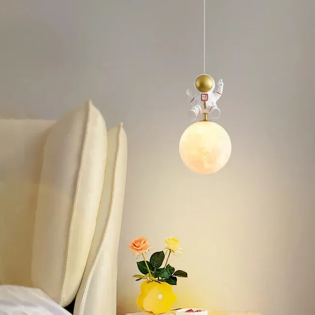 Astronaut Moon Pendant Light: A Dreamy Touch for Modern Interiors