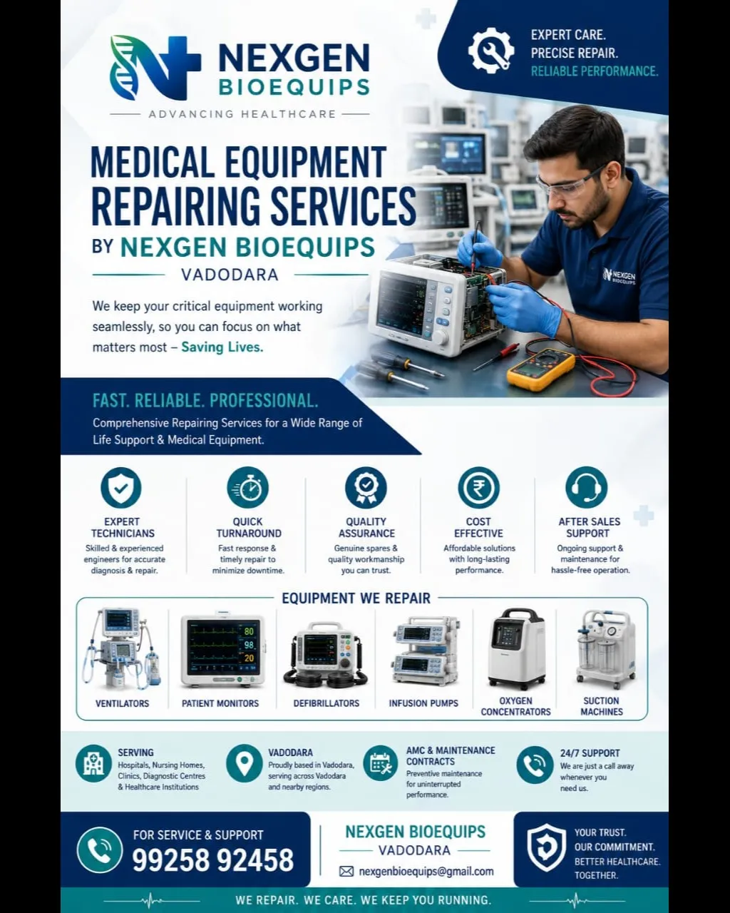 Medical Equipment Repairing Services