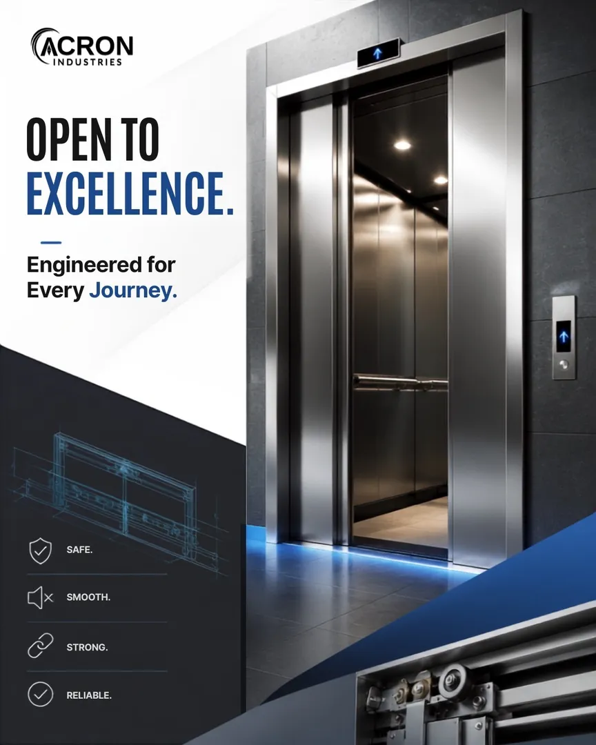 Every exceptional elevator journey begins with a door engineered for precision, safety, and reliabil...
