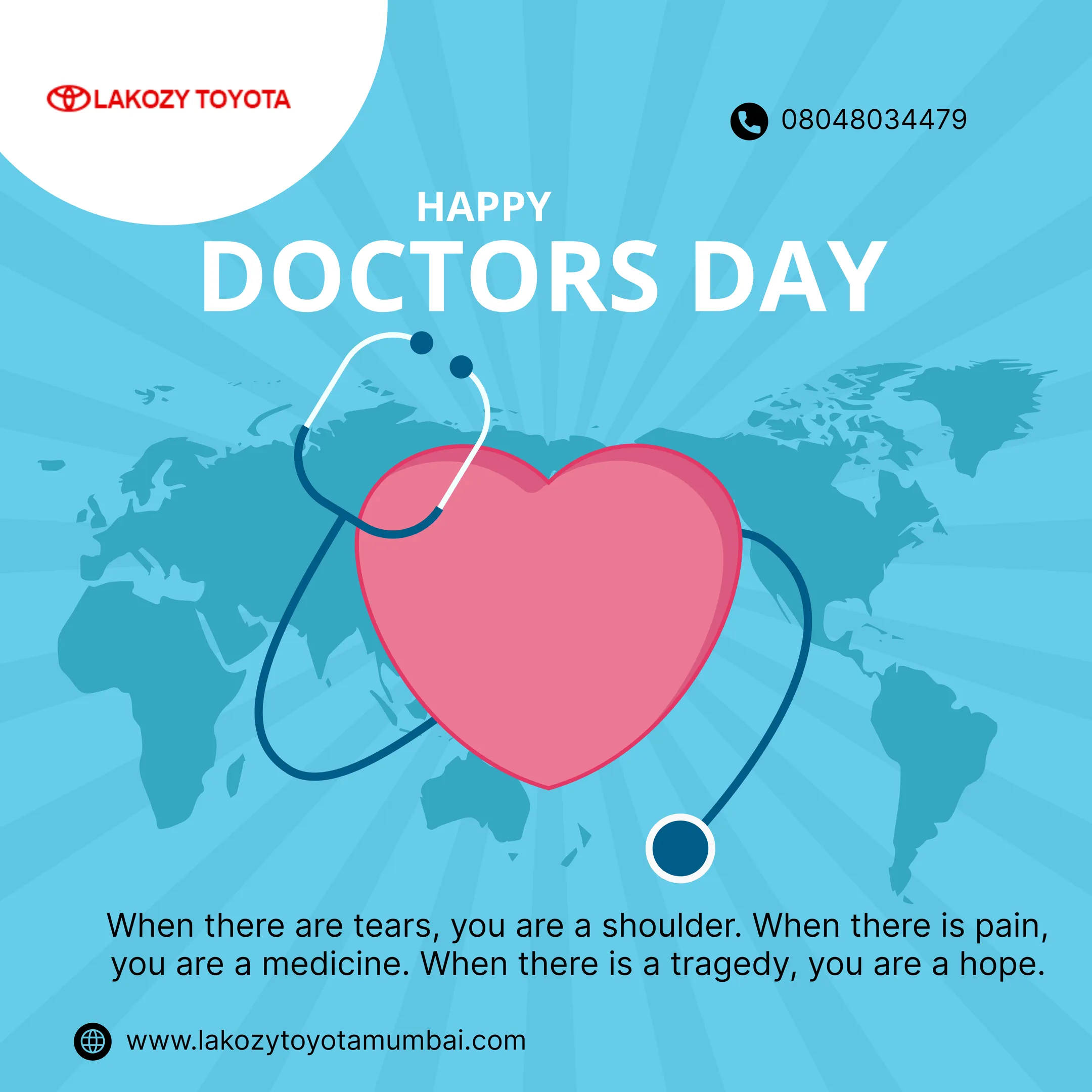 🩺❤️ Happy Doctors' Day! Today, we celebrate the dedication, compassion, and tireless efforts of doc...