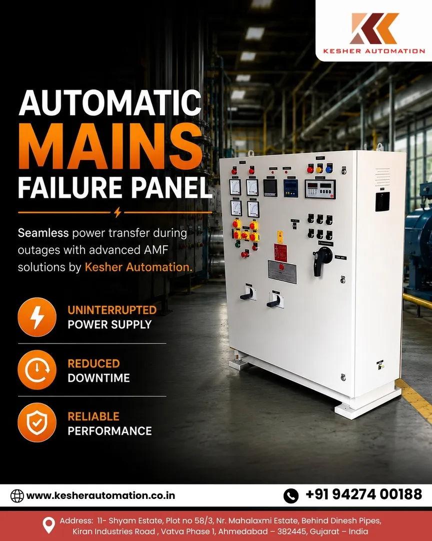 Automatic Mains Failure Panel Manufacturer in Ahemdabad | KESHER AUTOMATION