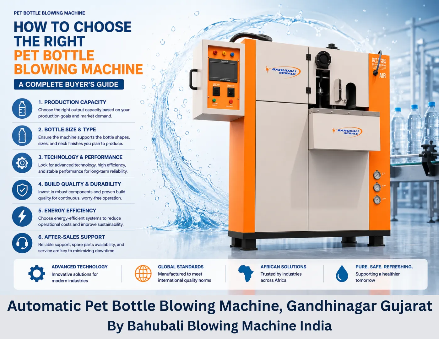 How to Choose the Right PET Bottle Blowing Machine in Gandhinagar, Gujarat