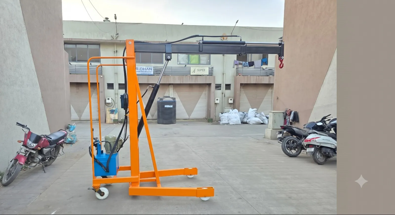 Electric Hydraulic Floor Crane