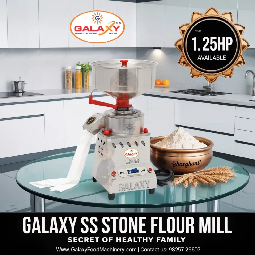 Domestic flour mill Jaora models are designed to support