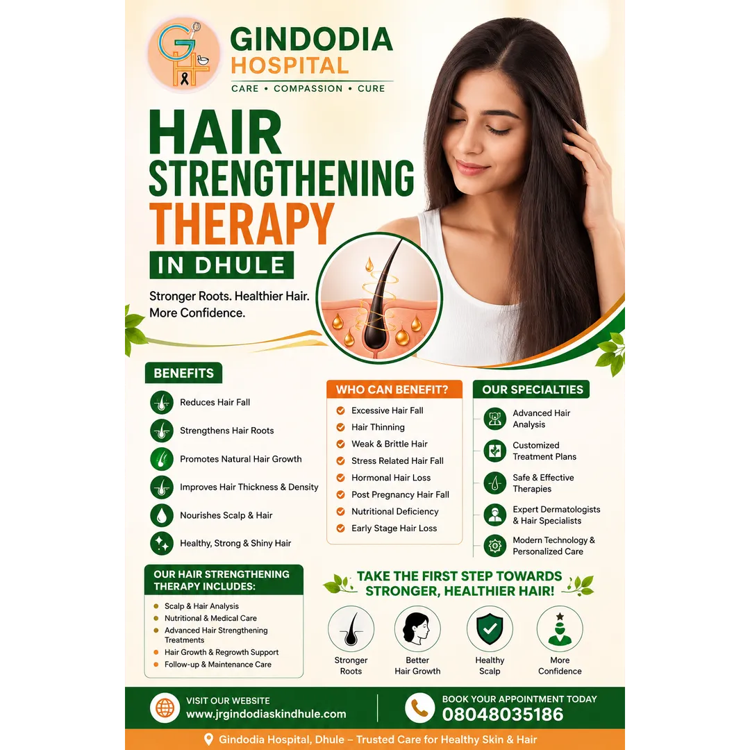 Gindodia Hospital | Hair Strengthening Therapy in Dhule