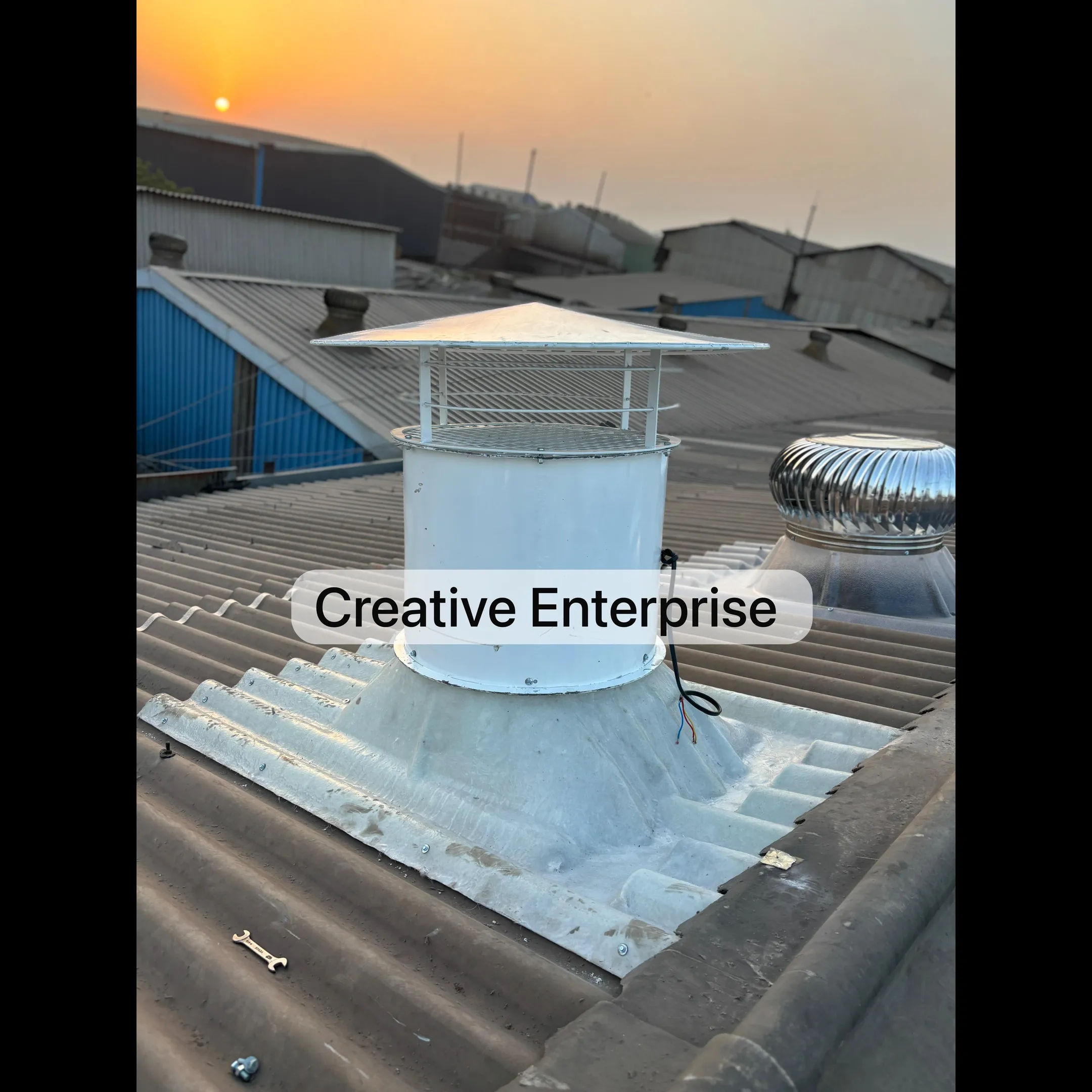 Motorized Roof Exhaust Fan in AhmedabadA motorised roof fan (also called a motorised roof exhaust fa...