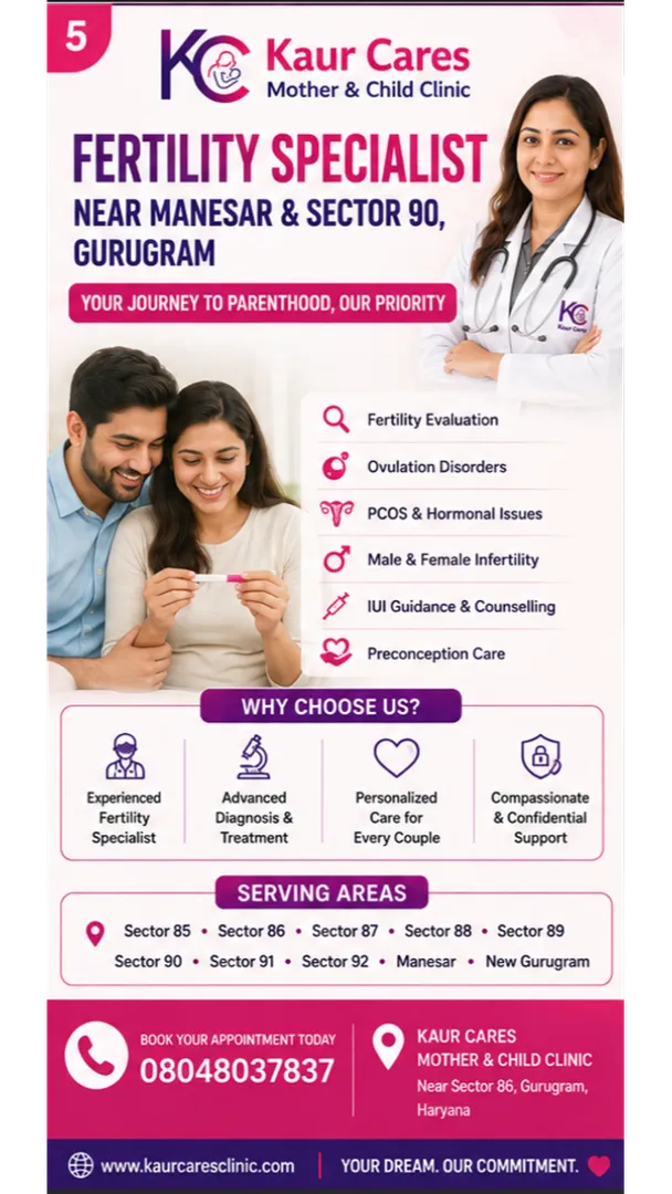 Fertility Specialist Near Manesar & Sector 90 Gurugram