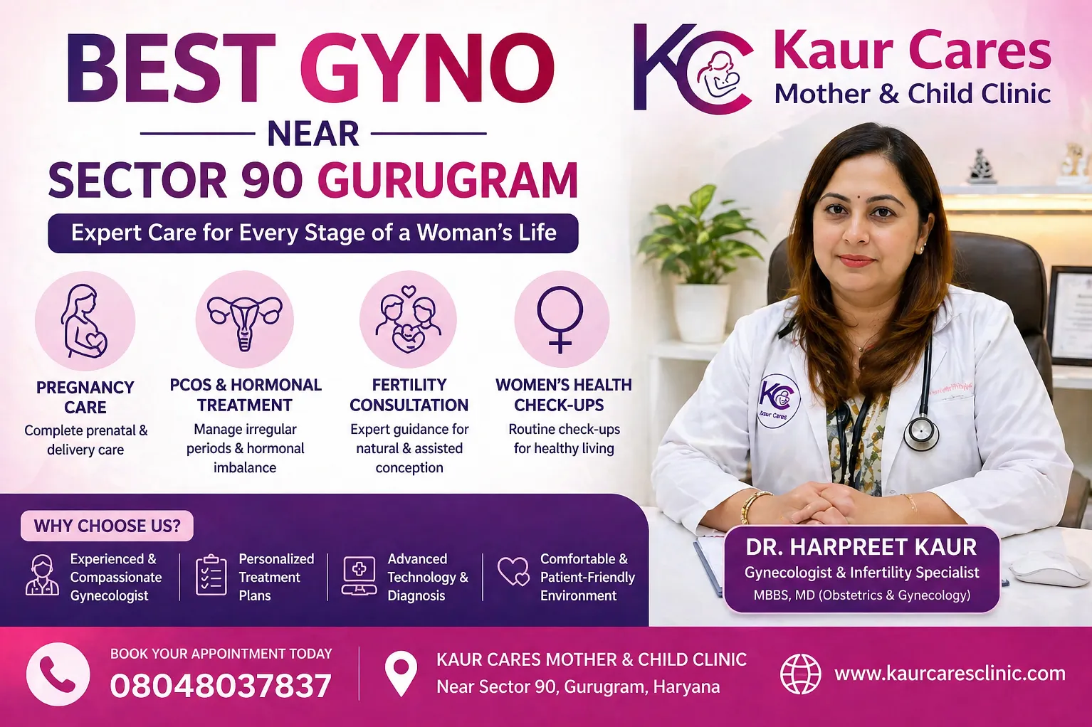 Best Women's Health Clinic in New Gurugram β Complete Gynecology & Fertility Care