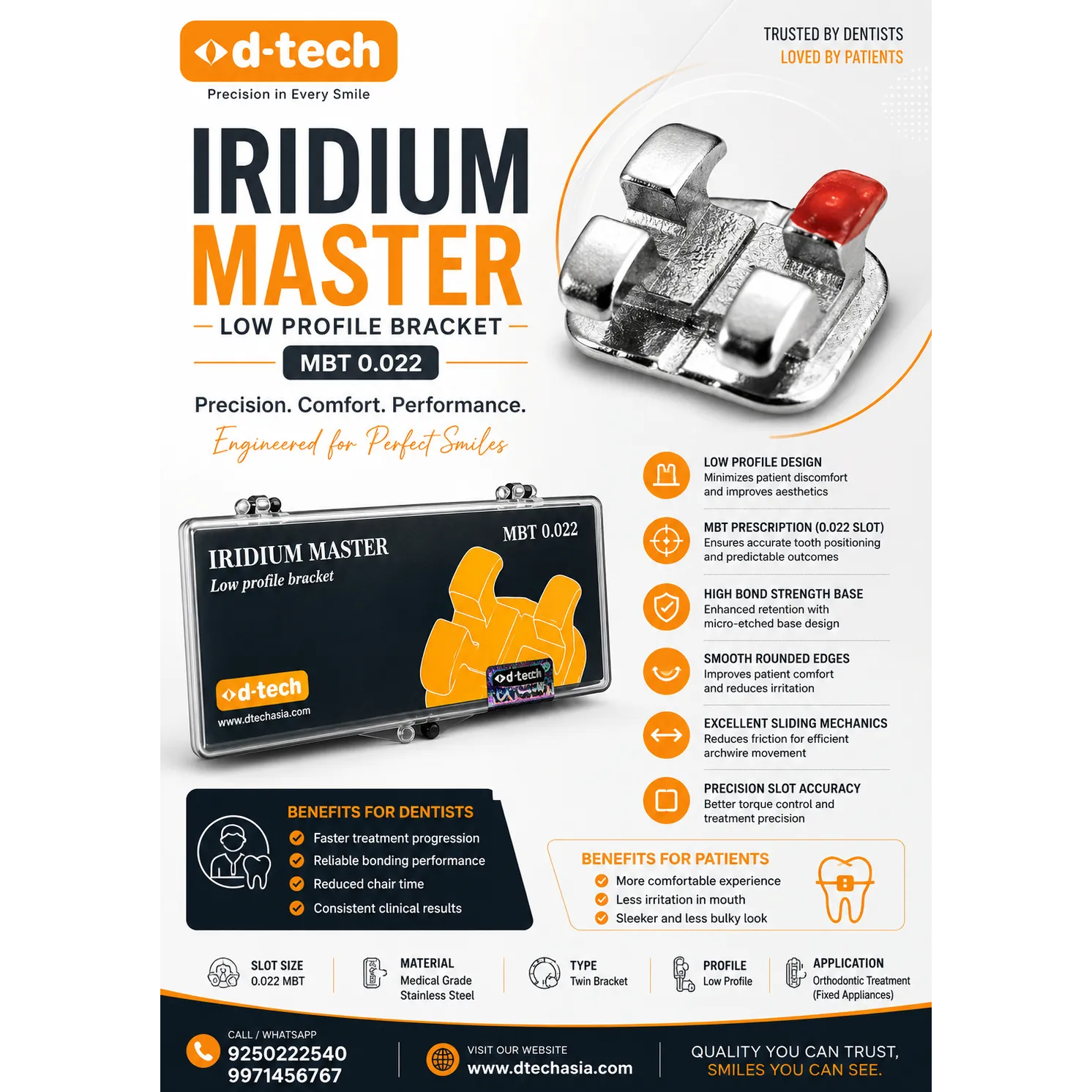 Iridium Master Brackets – By D tech