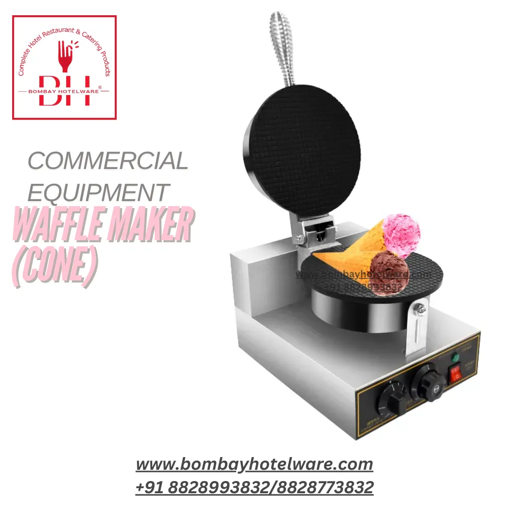 Waffle Cone Making Machine in Nagpur | Commercial Food Machines Manufacturer | Cone Waffle Machine