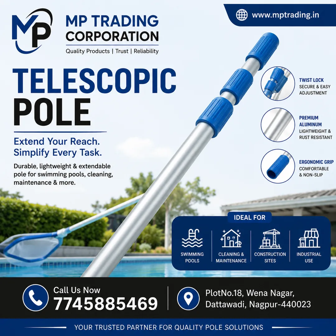 Nagpur's Trusted Telescopic Pole Supplier for Professional Pool Cleaning