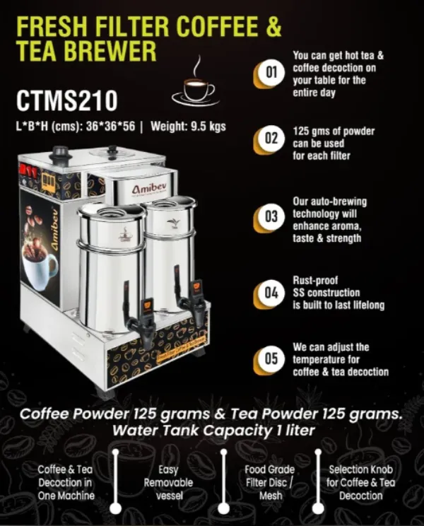 Filter Coffee Vending Machine in Agra | Authentic Coffee Experience