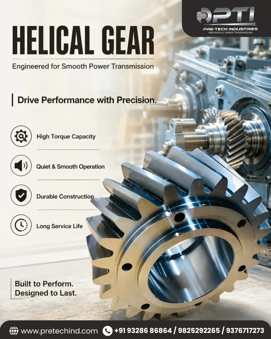 Helical Gear Manufacturers in Ahemedabad | | Pre-Tech Industries