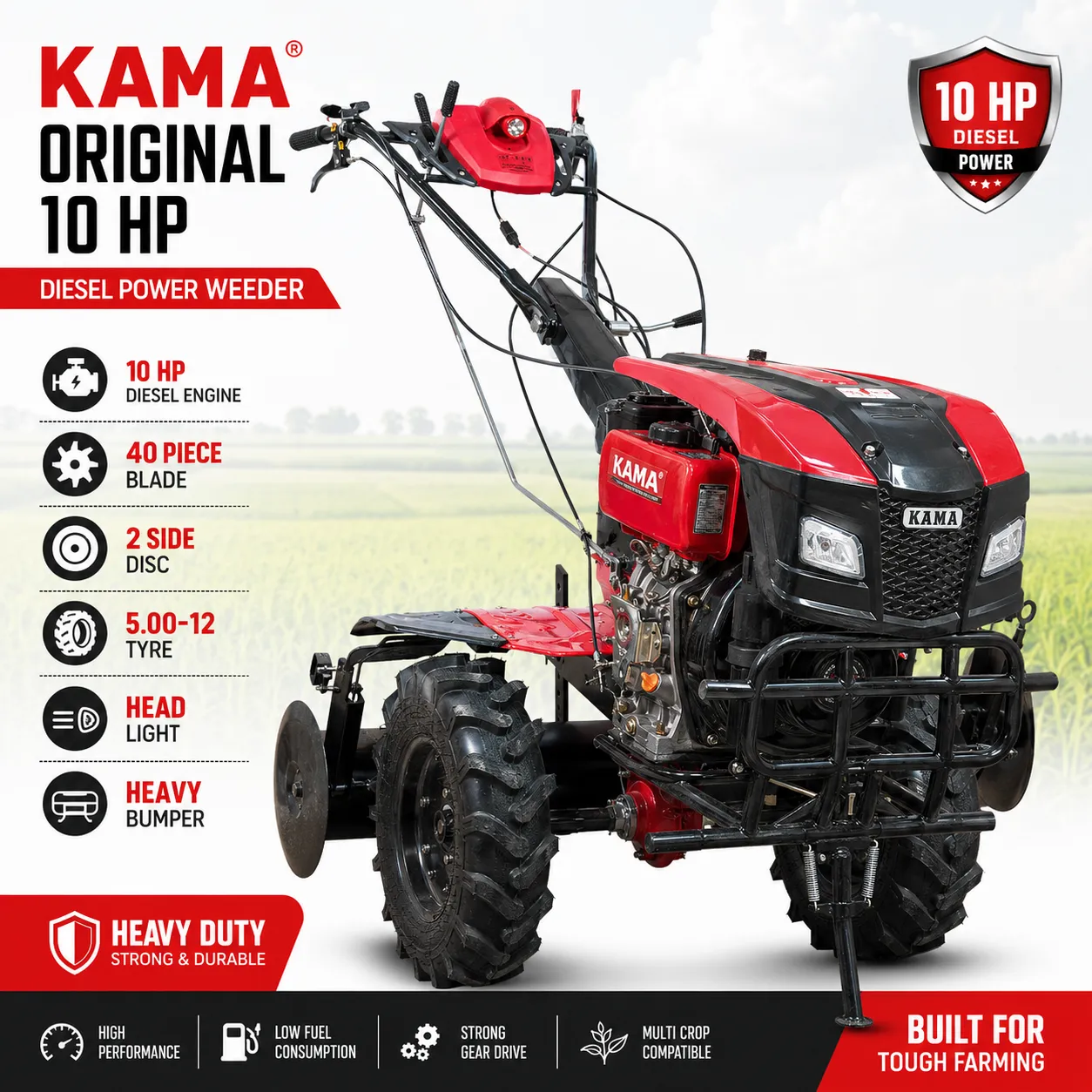 kama power weeder in indore ! Diesel Power Tiller