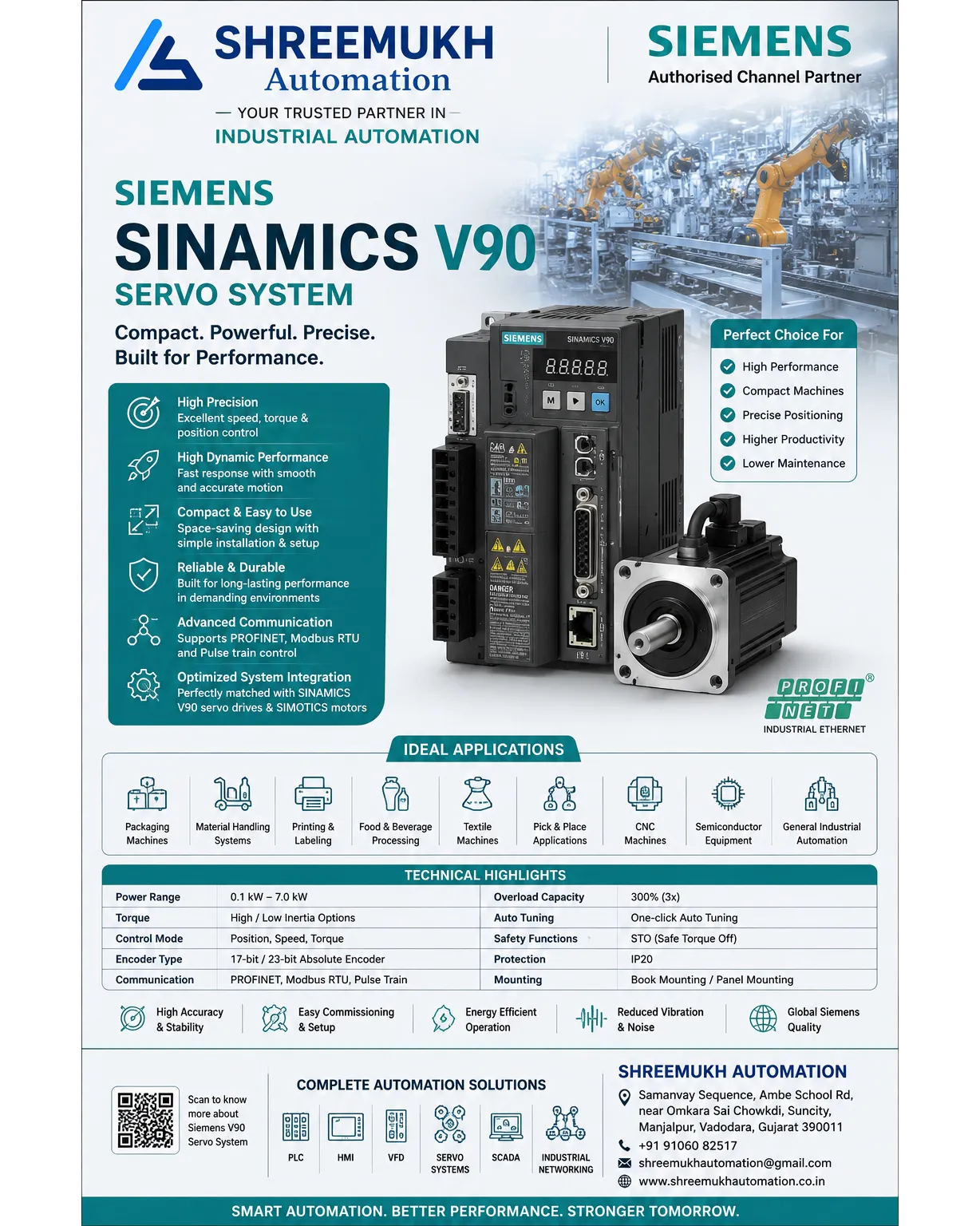Siemens SINAMICS V90 Servo System