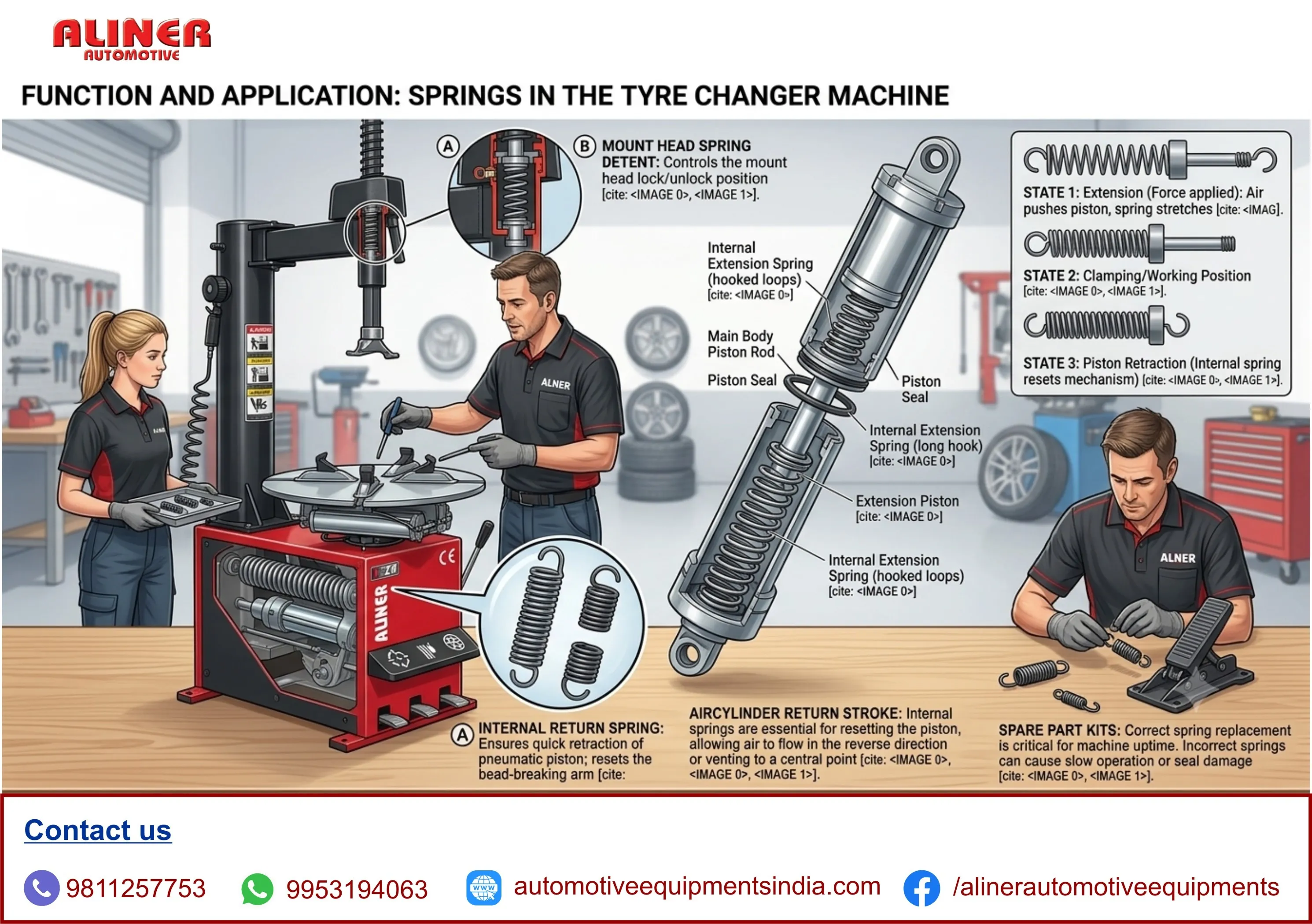 Spring, Tyrechanger Springs, Sparepartsoftyrechanger, Tyrechanger, Tyrechange, Tyrechangermachine