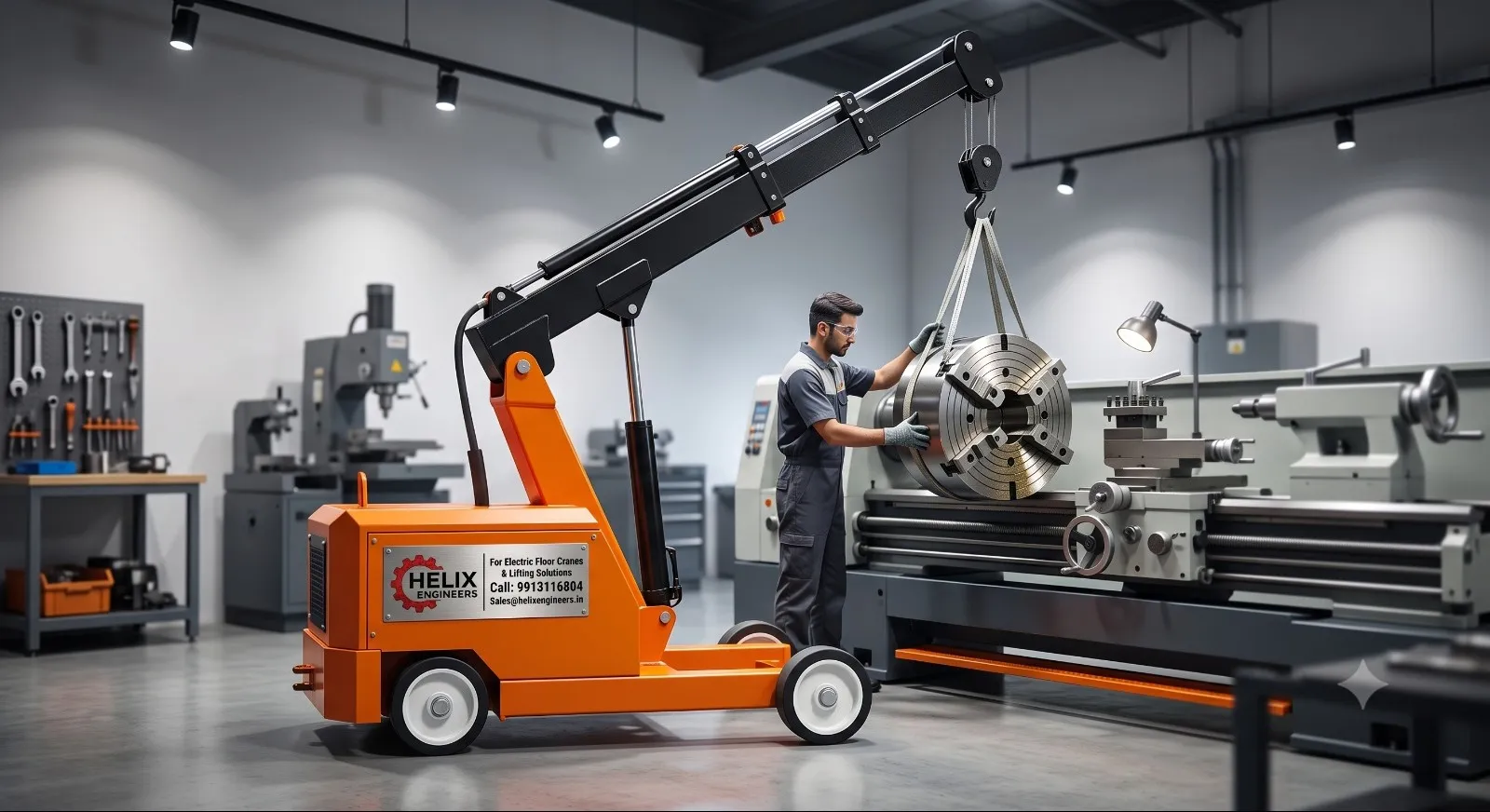 Portable Floor Crane Manufacturer