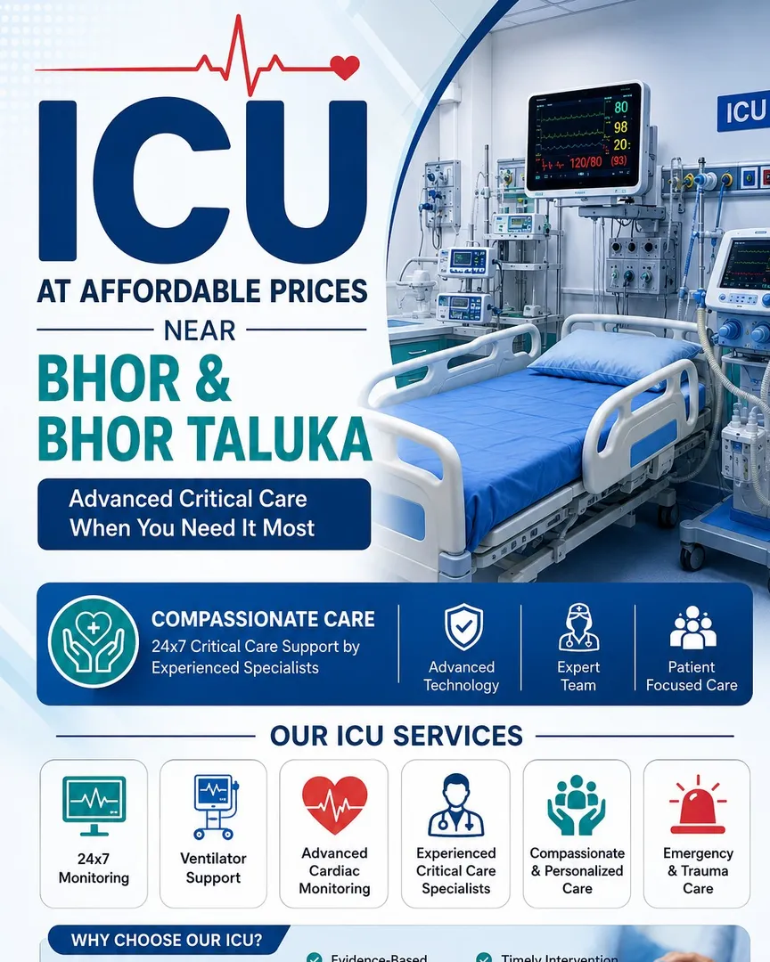 ICU at Affordable Prices Near Bhor and Bhor Taluka