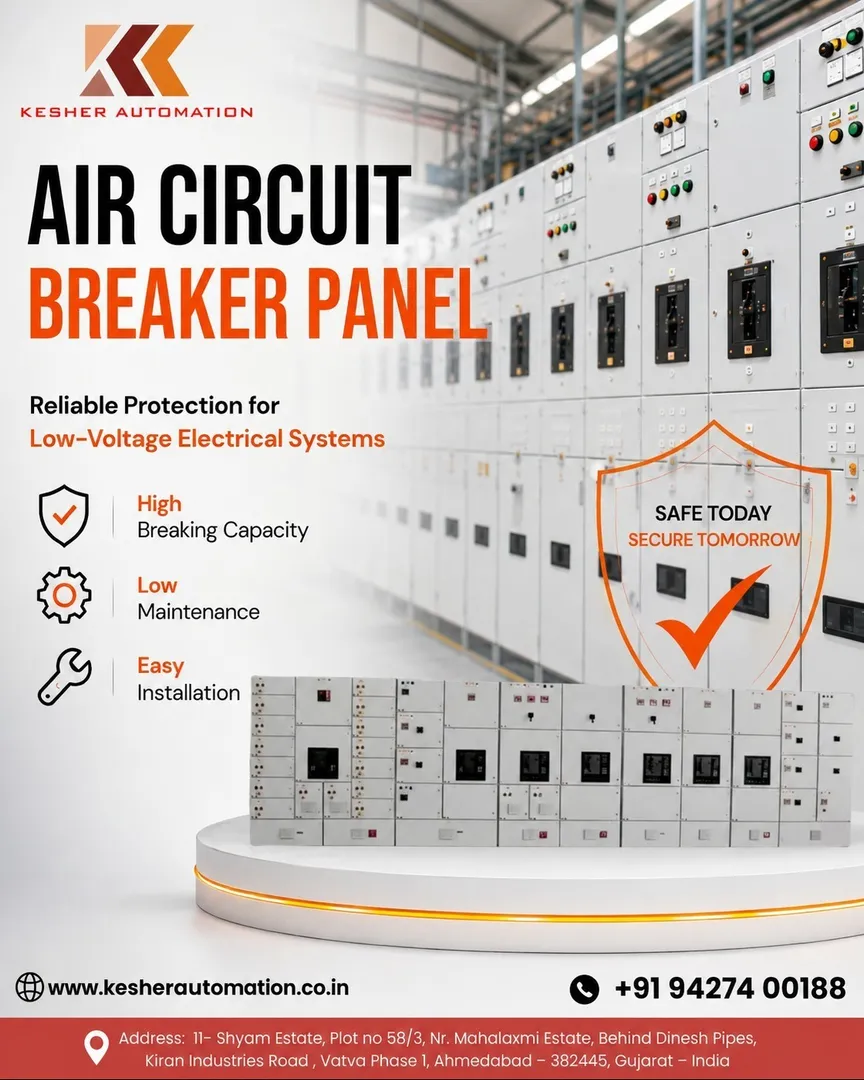 Top Air Circuit Breaker Panel Manufacturers in Ahmedabad | KESHER AUTOMATION