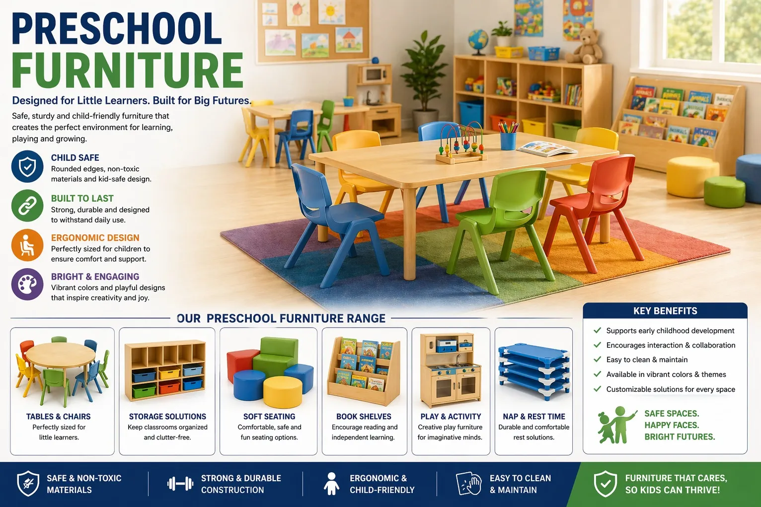 Preschool Furniture Manufacturers in Bangalore