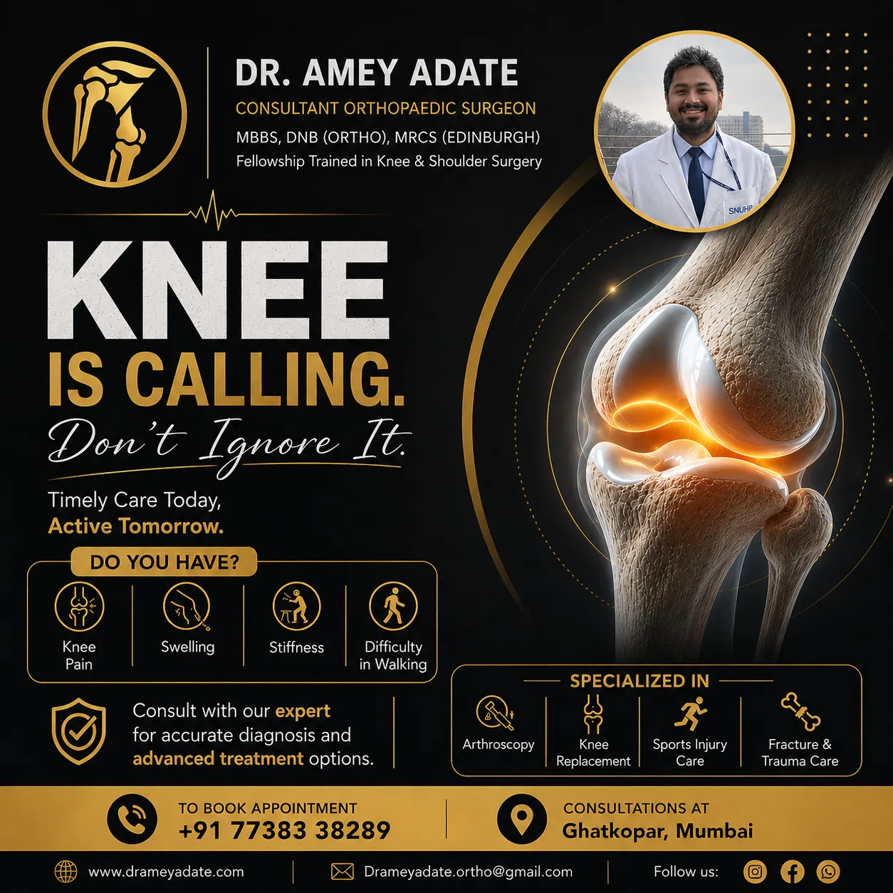 🦵 Is Your Knee Trying to Tell You Something?
