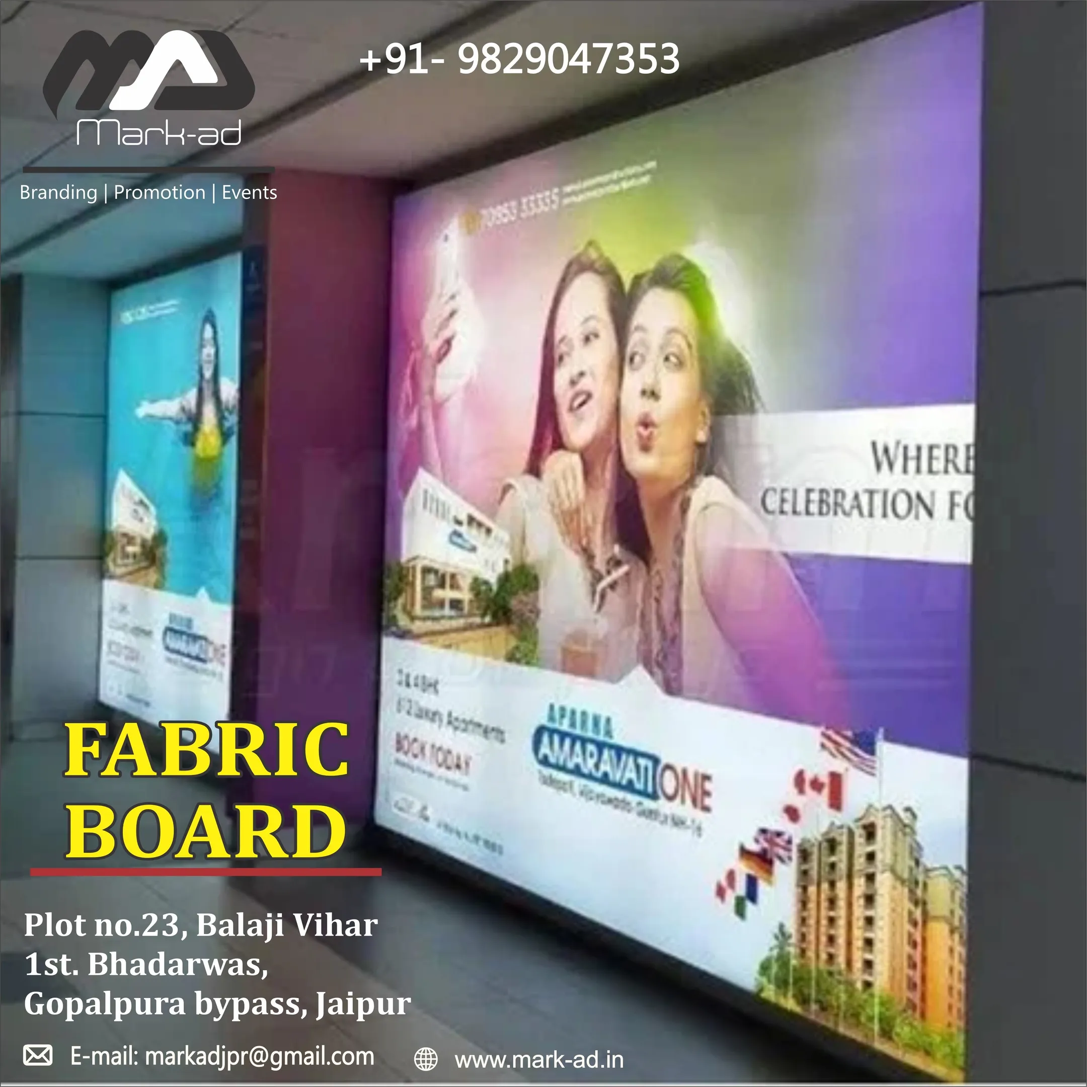 Best Fabric Board Branding in Jaipur Rajasthan