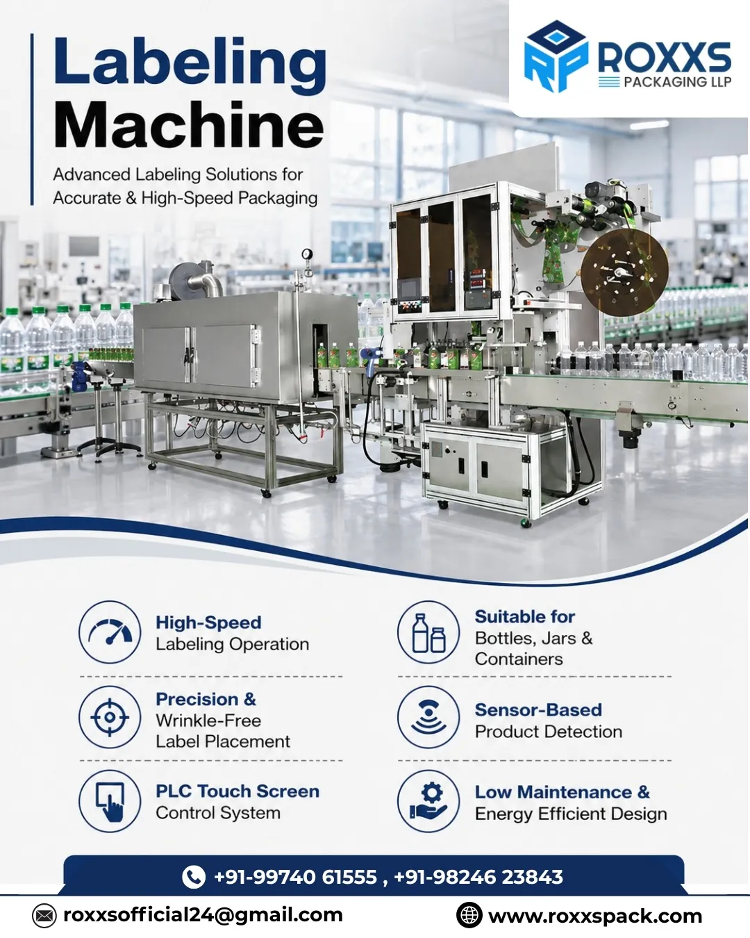 Labeling Machine Manufacturers From Ahemedabad| ROXXS Packaging LLP