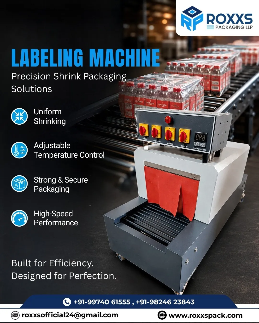 Labeling Machines From Ahmedabad | ROXXS Packaging LLP