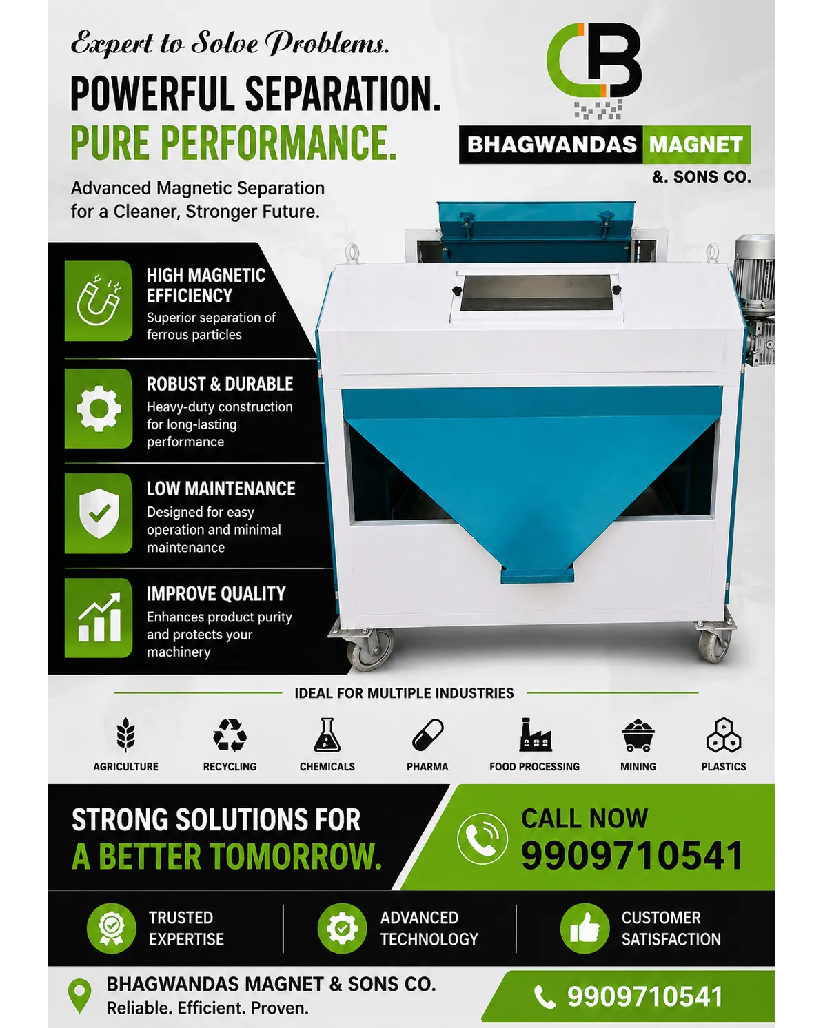 magnetic roller magnetic roller Manufacturer in Maharashtra