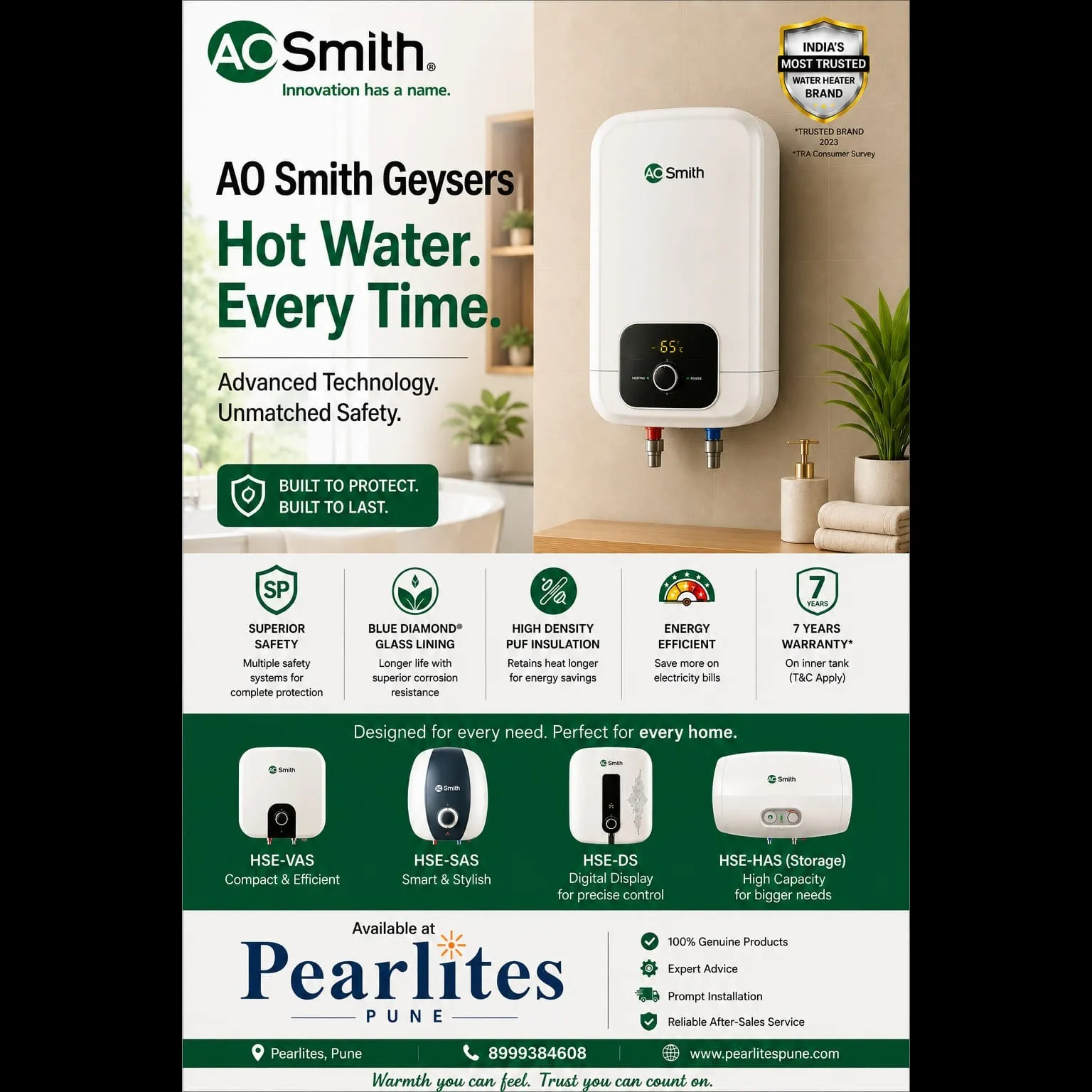 AO SMITH GEYSER & WATER HEATER